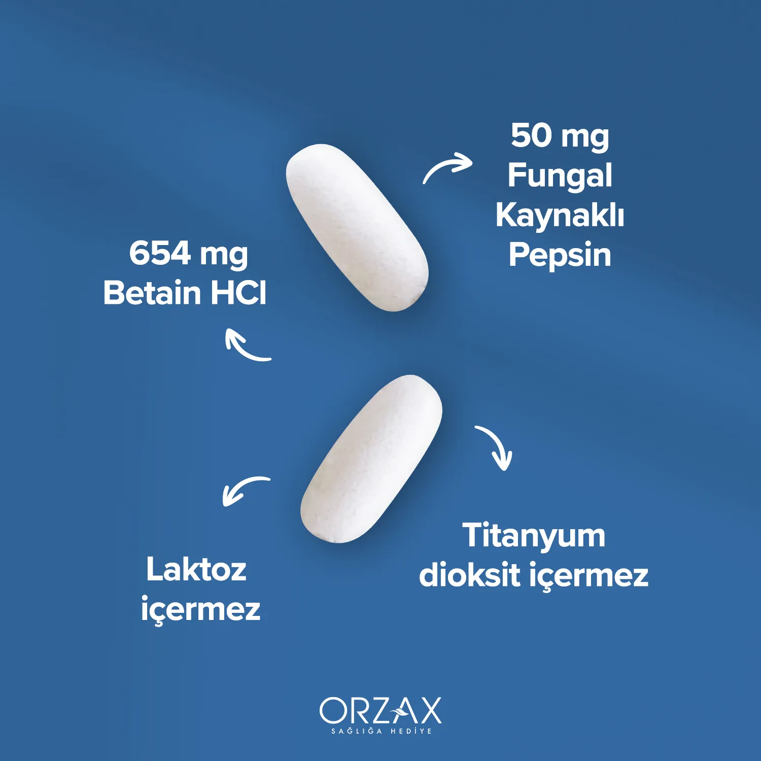 Ocean Betaine HCl + Pepsin Tablet Ocean Betaine HCl + Pepsin Tablet - Image 4