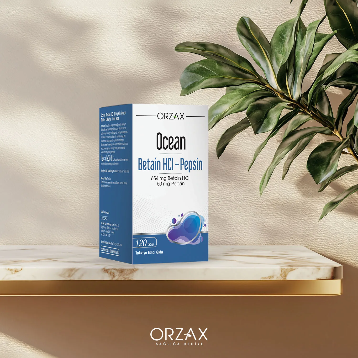 Ocean Betaine HCl + Pepsin Tablet Ocean Betaine HCl + Pepsin Tablet - Image 3