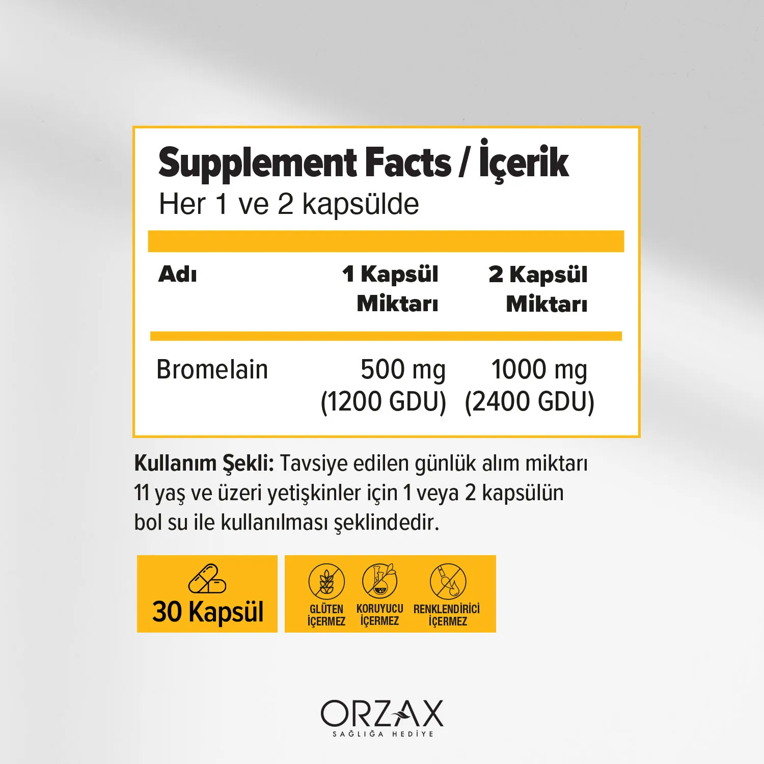 Ocean Bromelain Capsule Ocean Bromelain Capsule - Image 2