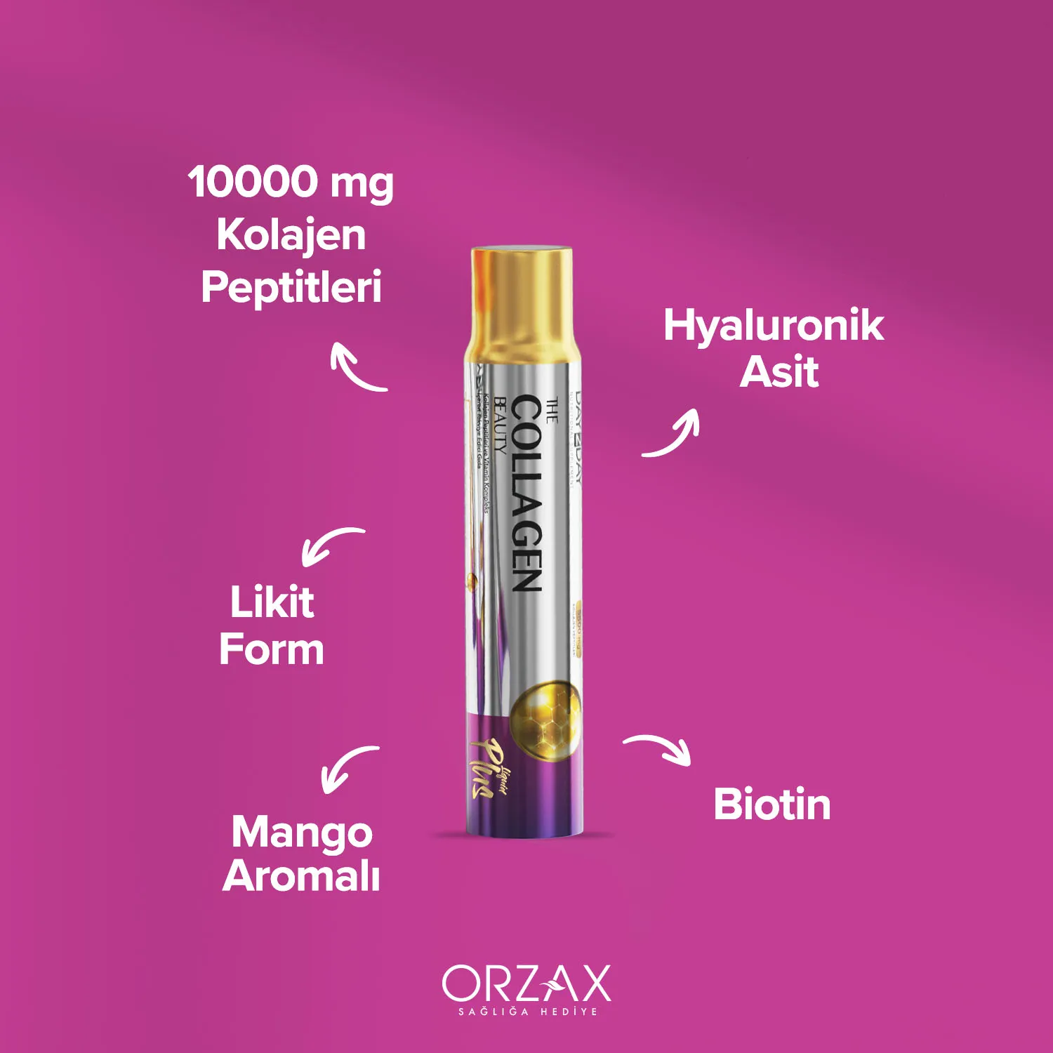 Day2Day The Collagen Beauty Plus Tüp Day2Day The Collagen Beauty Plus Tüp - Görsel 5