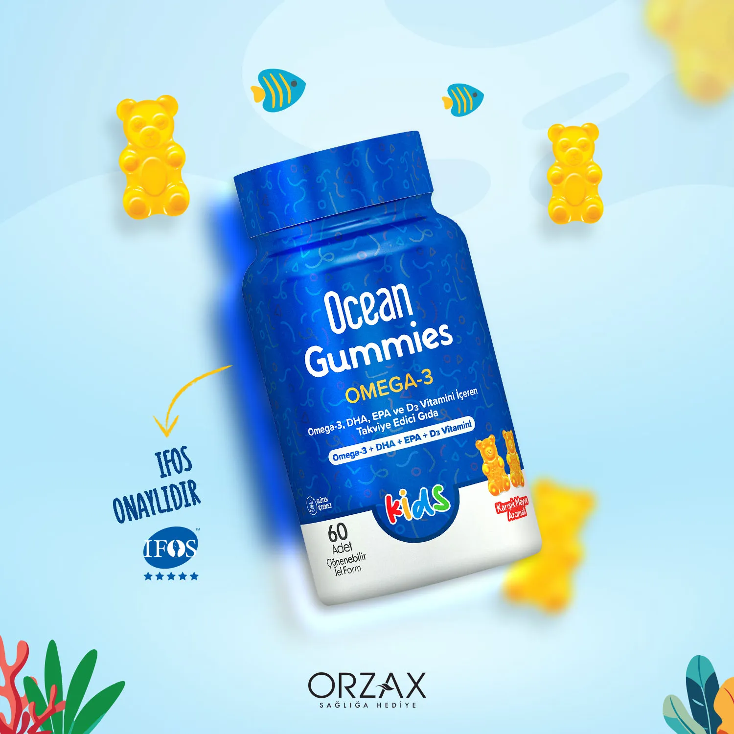 Ocean Gummies Omega-3 Kids Ocean Gummies Omega-3 Kids - Image 2
