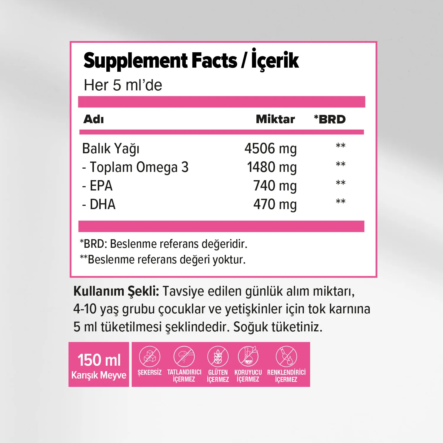 Ocean Mixed Fruit Flavored Fish Oil 150 mL Liquid Ocean Mixed Fruit Flavored Fish Oil 150 mL Liquid - Image 2