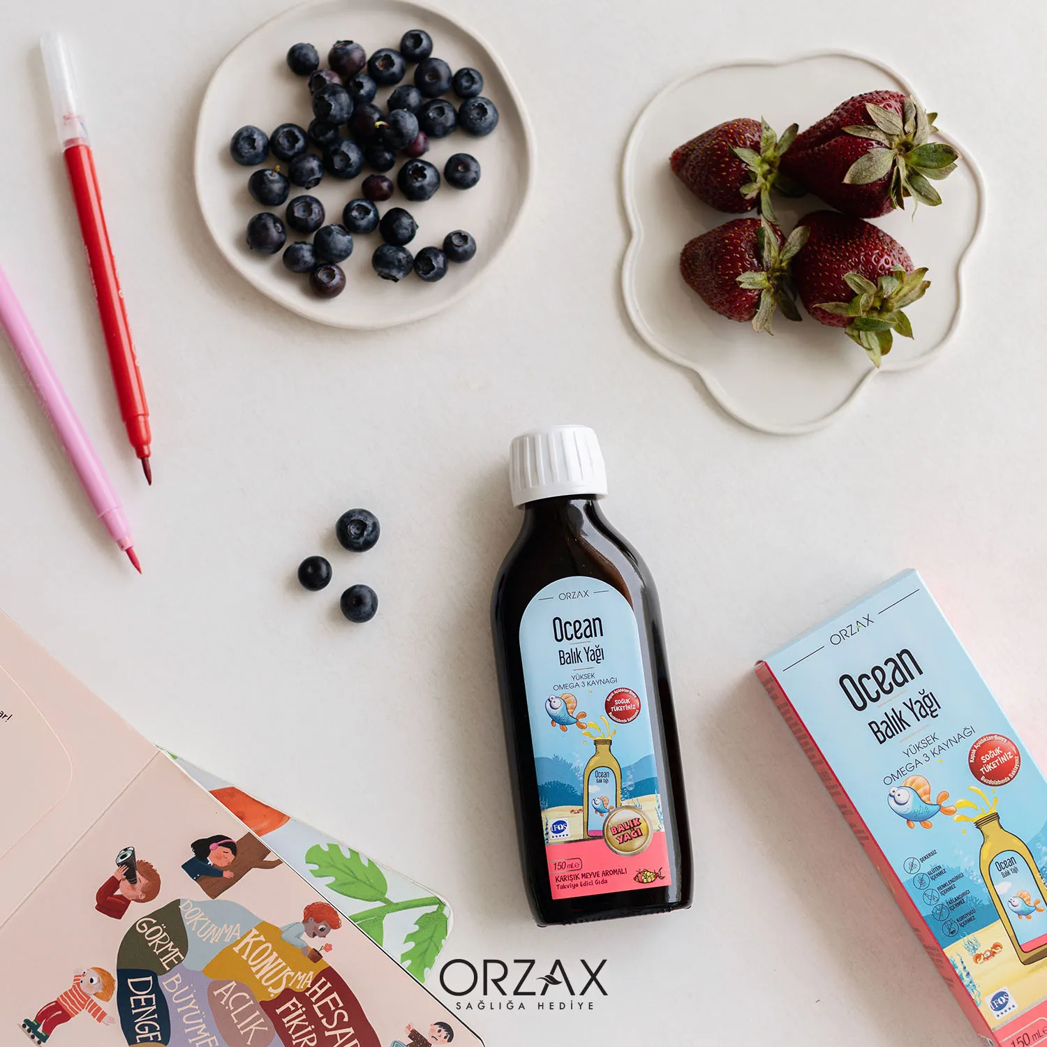 Ocean Mixed Fruit Flavored Fish Oil 150 mL Liquid Ocean Mixed Fruit Flavored Fish Oil 150 mL Liquid - Image 5