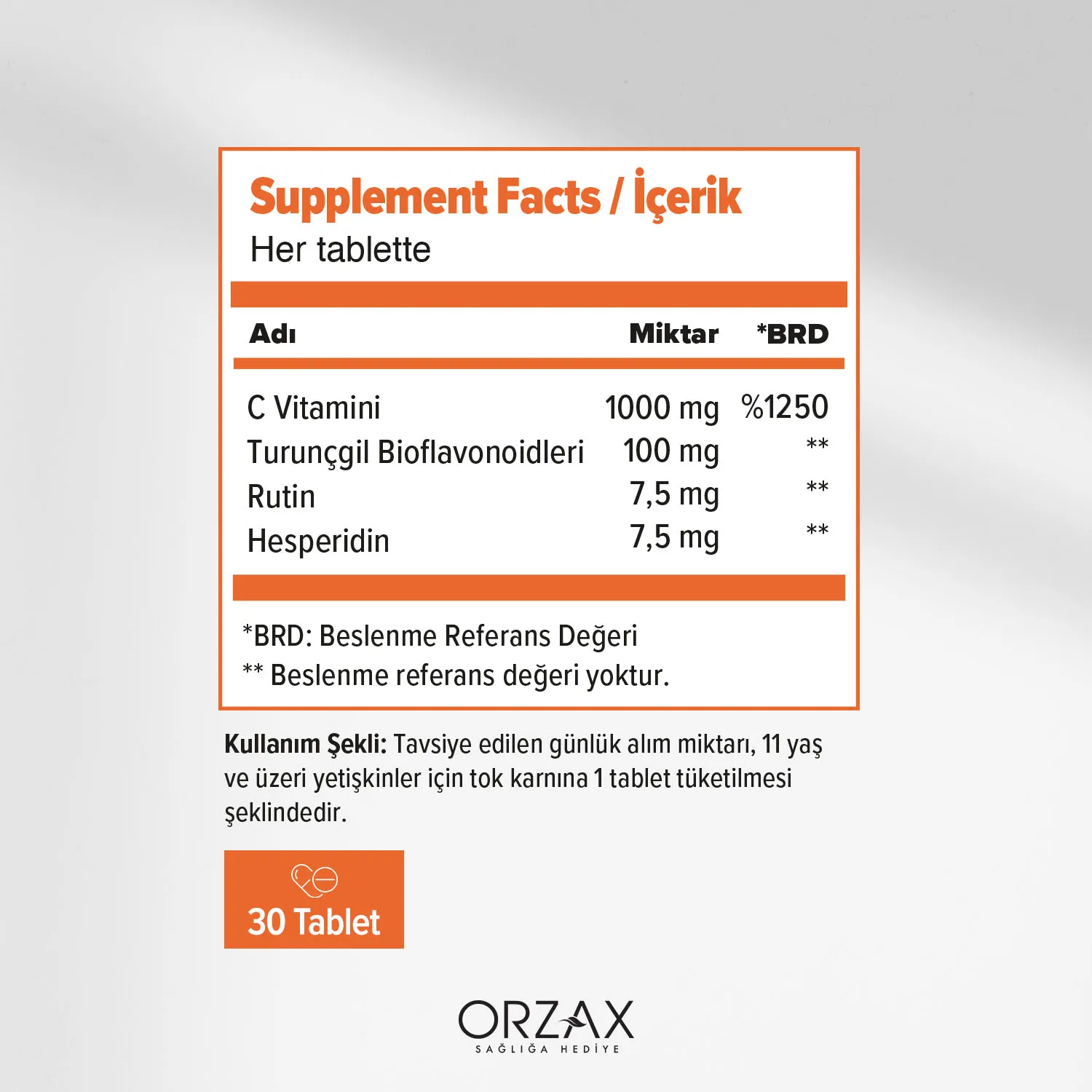 Ocean Vitamin C 1000 mg Tablet Ocean Vitamin C 1000 mg Tablet - Image 2