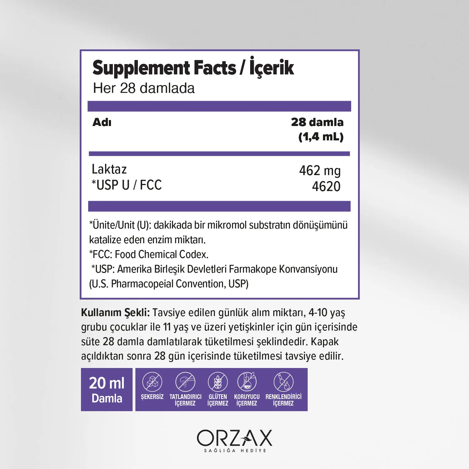 Ocean Enzymes Lactase Drops 20 ml Ocean Enzymes Lactase Drops 20 ml - Image 2