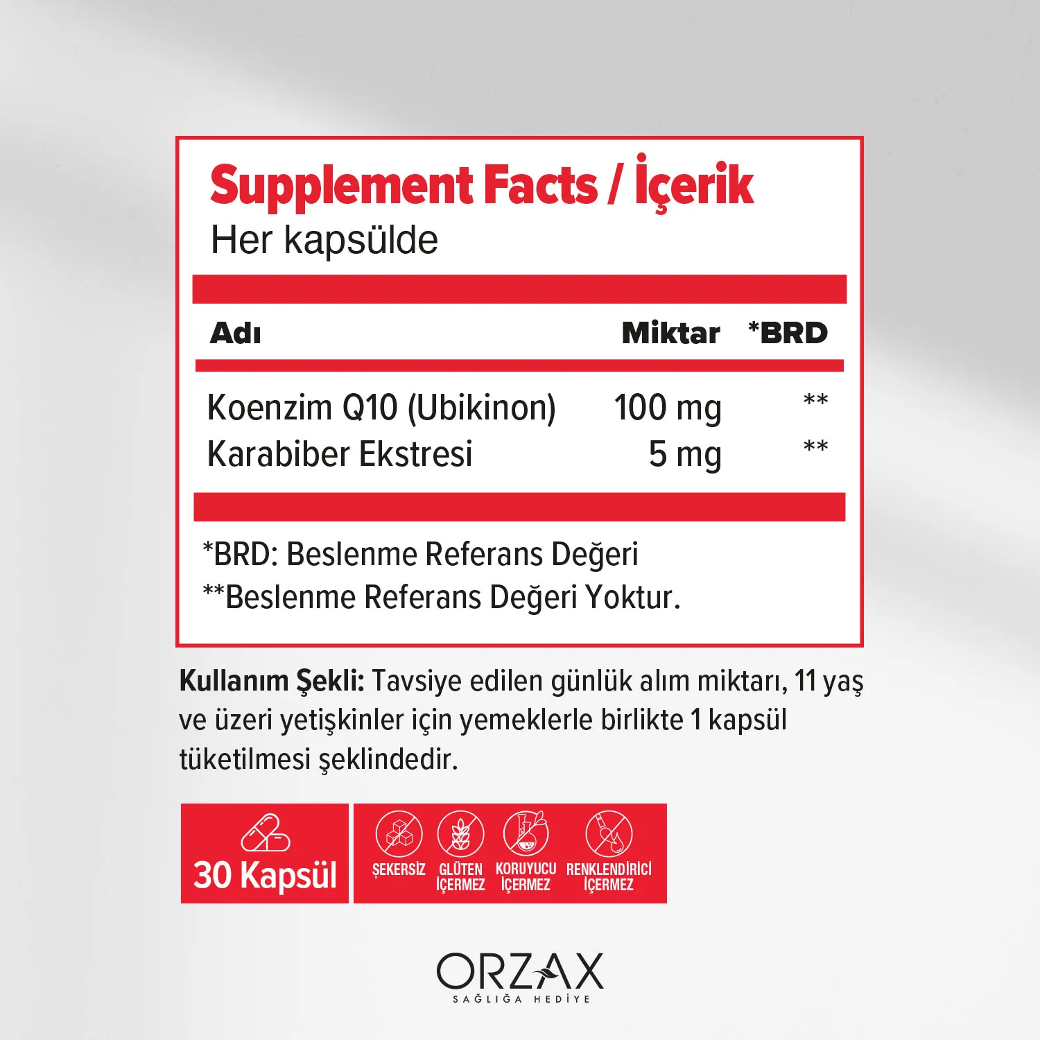 Ocean Coenzyme Q10 100 mg Capsule Ocean Coenzyme Q10 100 mg Capsule - Image 2
