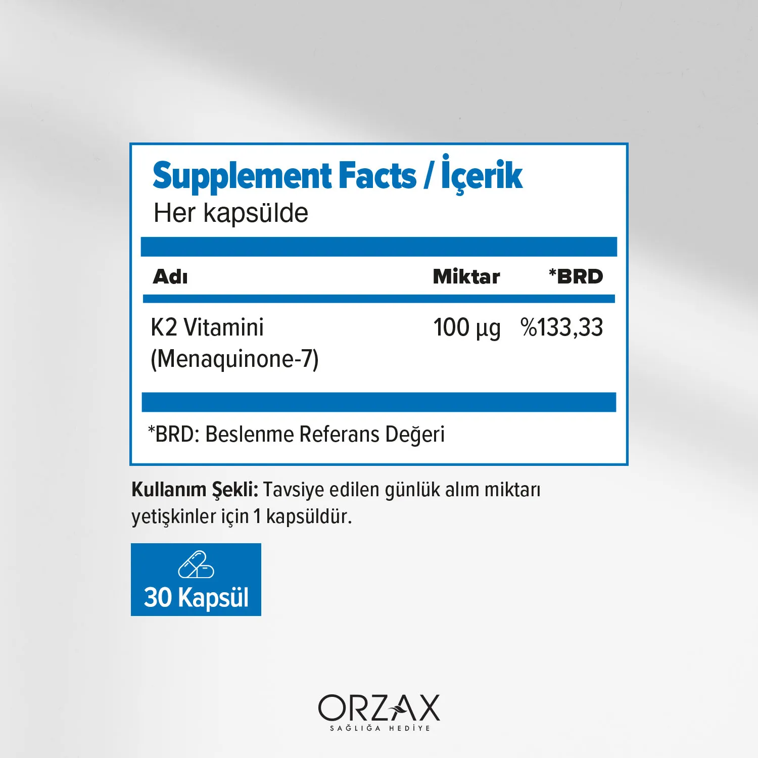 Ocean Menaquinone-7 Plant-Based Capsule Ocean Menaquinone-7 Plant-Based Capsule - Image 2