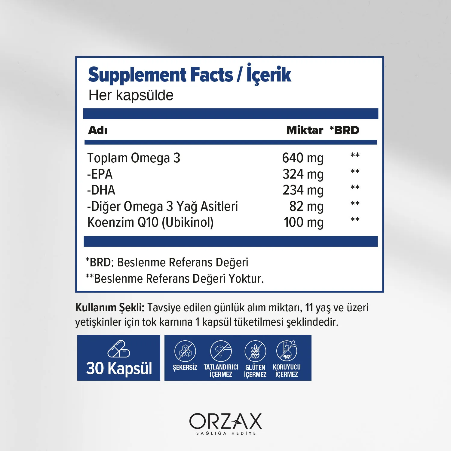 Ocean Omega 3 & QH 30 Softgel Capsules Ocean Omega 3 & QH 30 Softgel Capsules - Image 2