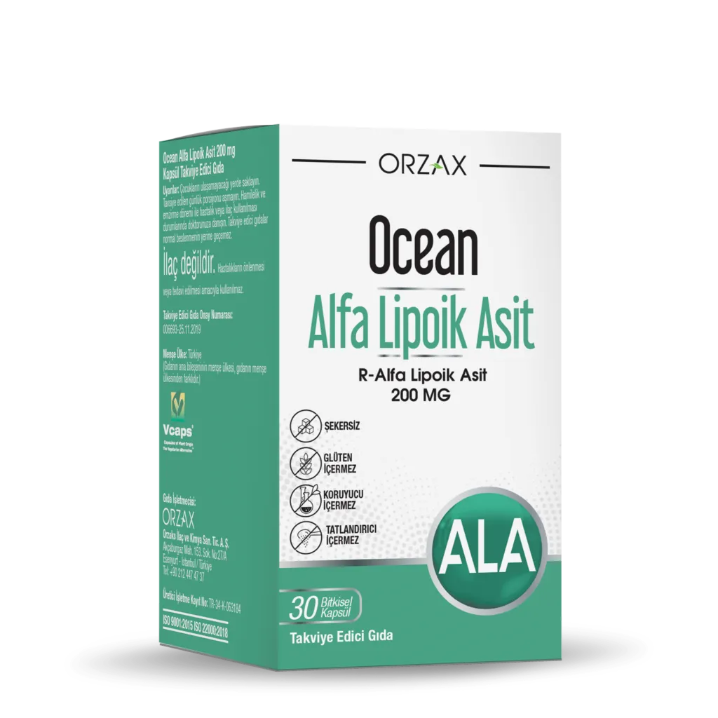 Ocean Alpha-Lipoic Acid 200 mg Vegetable Capsule
