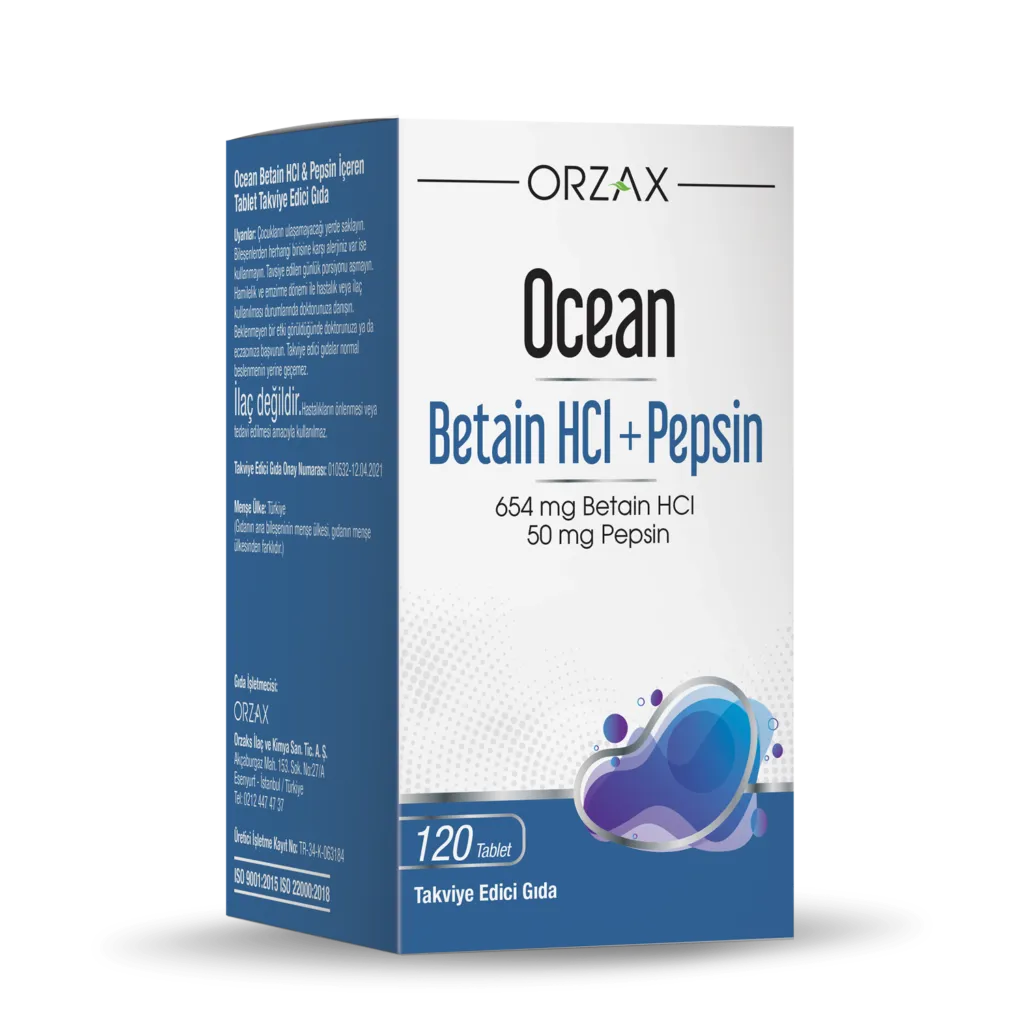 Ocean Betaine HCl + Pepsin Tablet