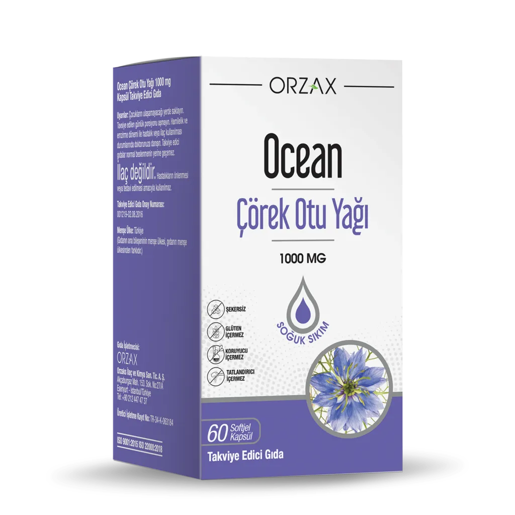 Ocean Çörek Otu Yağı Kapsül
