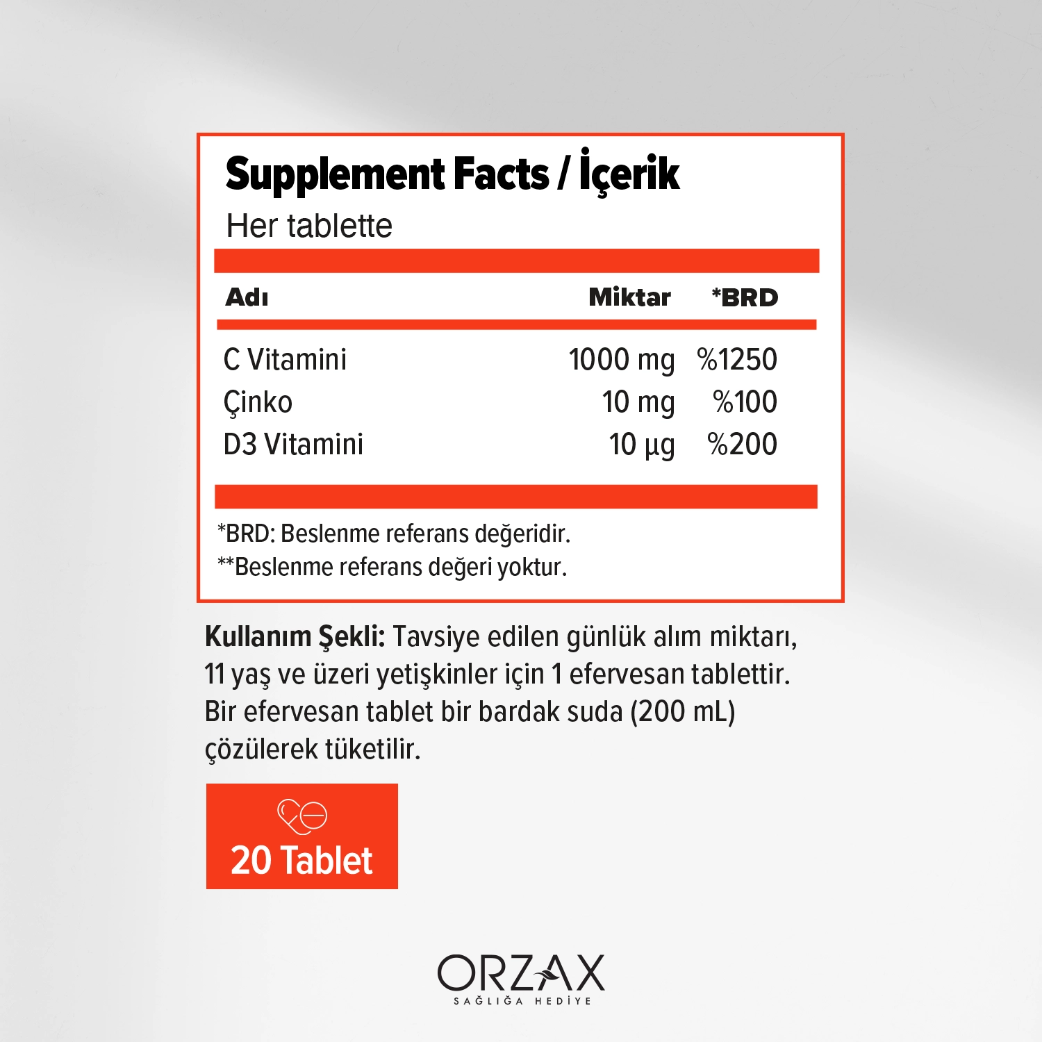 Efervit Defence 20 Efervesan Tablet Efervit Defence 20 Efervesan Tablet - Görsel 2