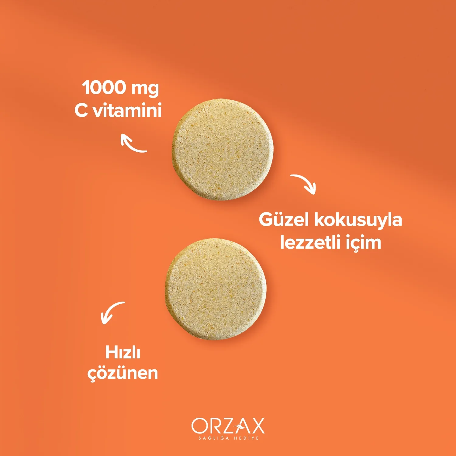 Efervit Vitamin C 1000 mg 20 Efervesan Tablet Efervit Vitamin C 1000 mg 20 Efervesan Tablet - Görsel 3
