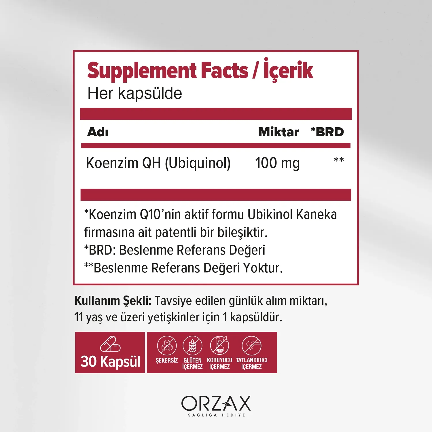 Ocean Coenzyme QH 100 mg 30 Softgel Capsules Ocean Coenzyme QH 100 mg 30 Softgel Capsules - Image 2