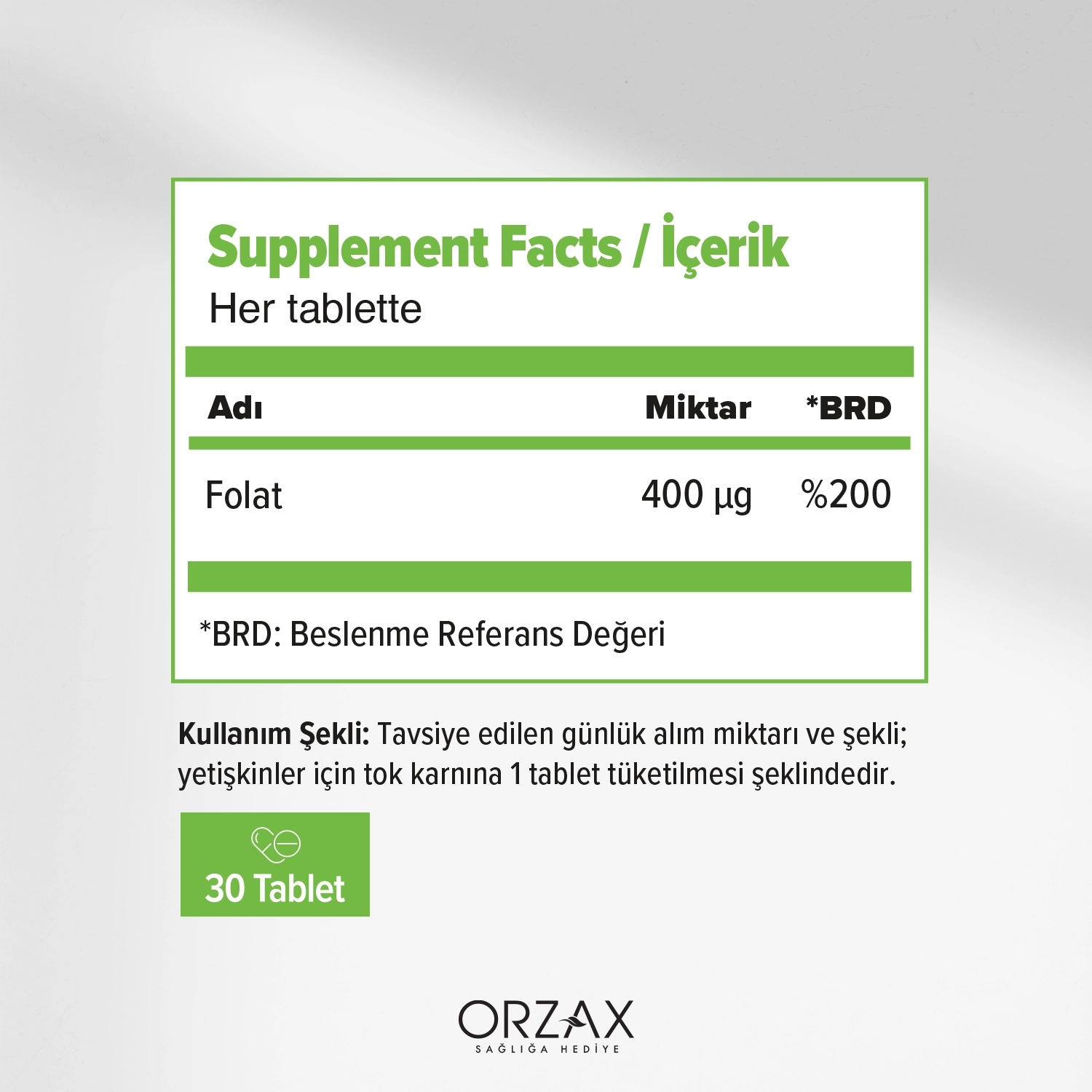 Ocean Methyl Folate Tablet Ocean Methyl Folate Tablet - Image 2