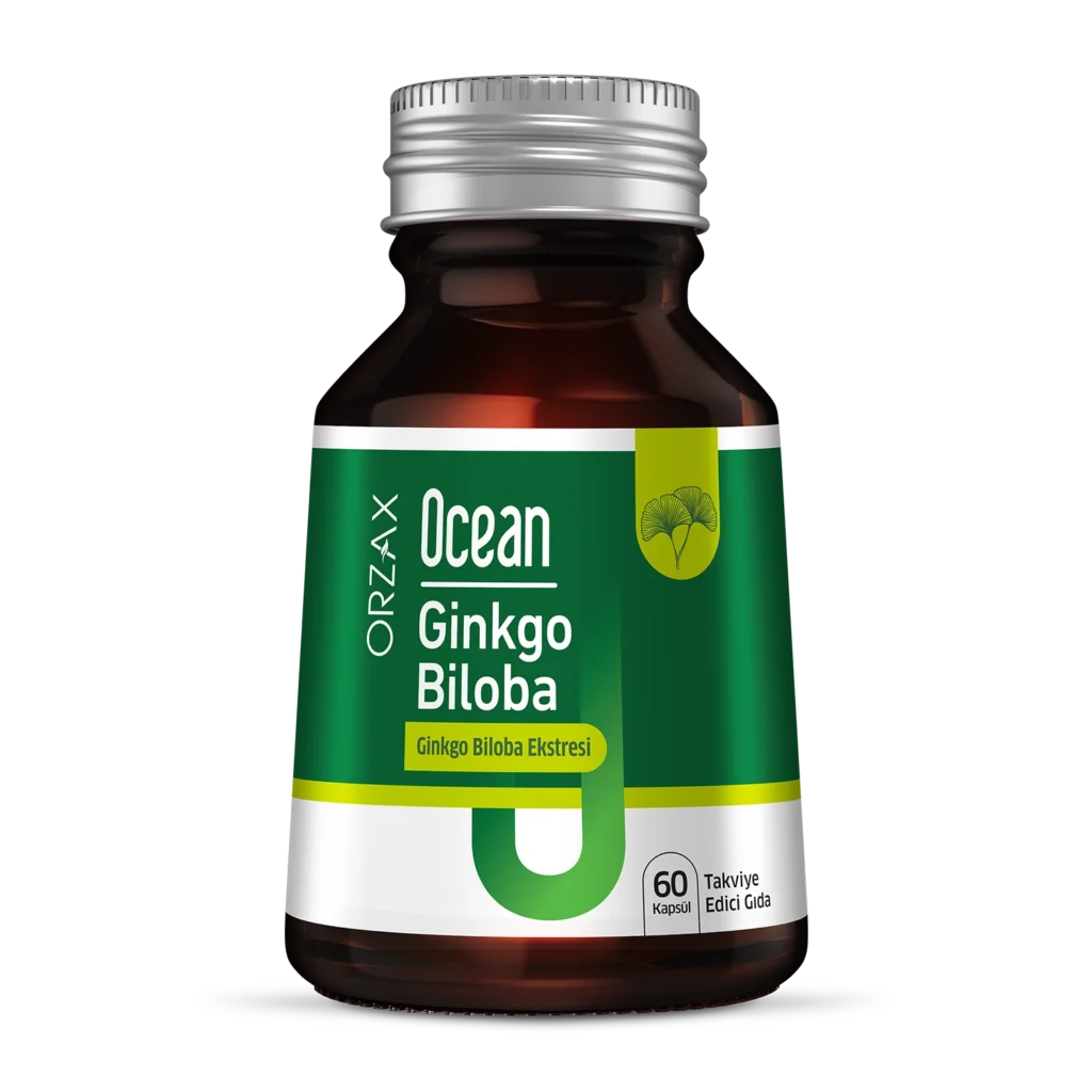Ocean Ginkgo Biloba Bitkisel Kapsül 