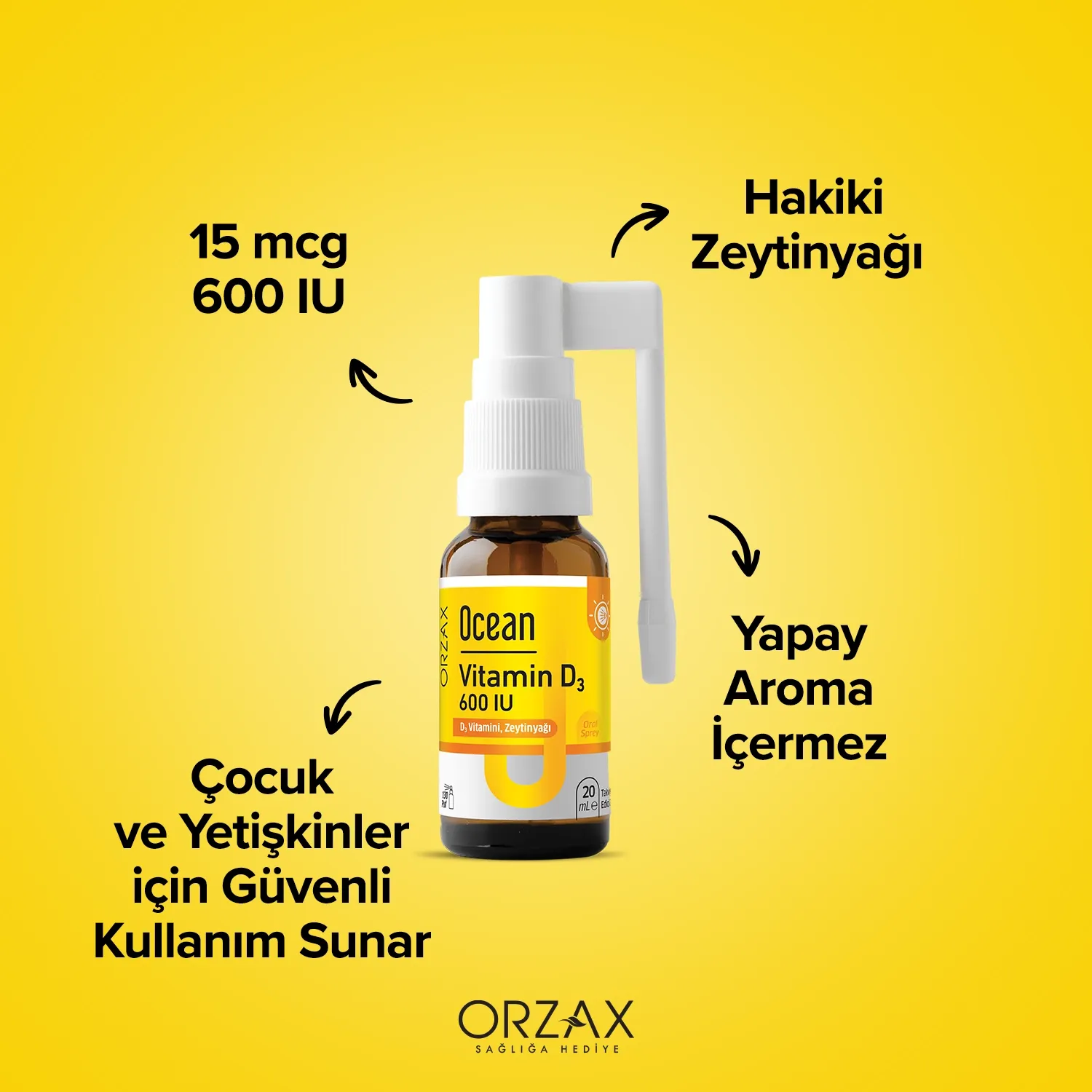 Ocean Vitamin D3 600 IU Spray Ocean Vitamin D3 600 IU Spray - Image 3